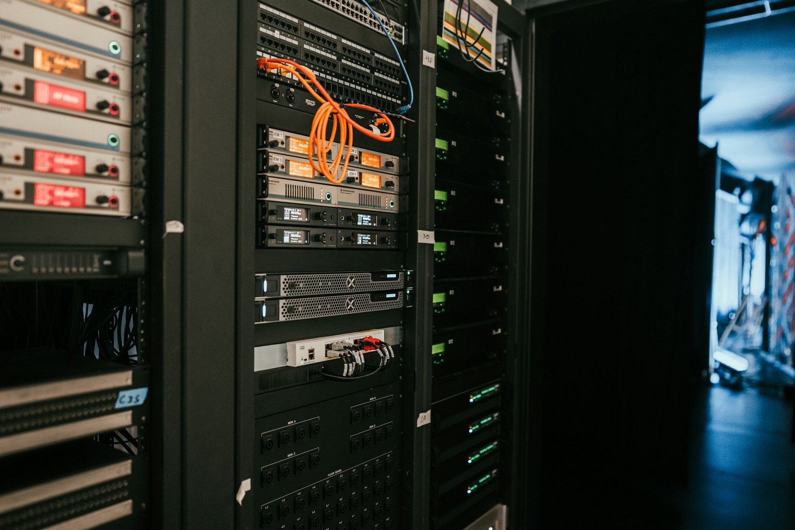 Datacenter Abstract Background